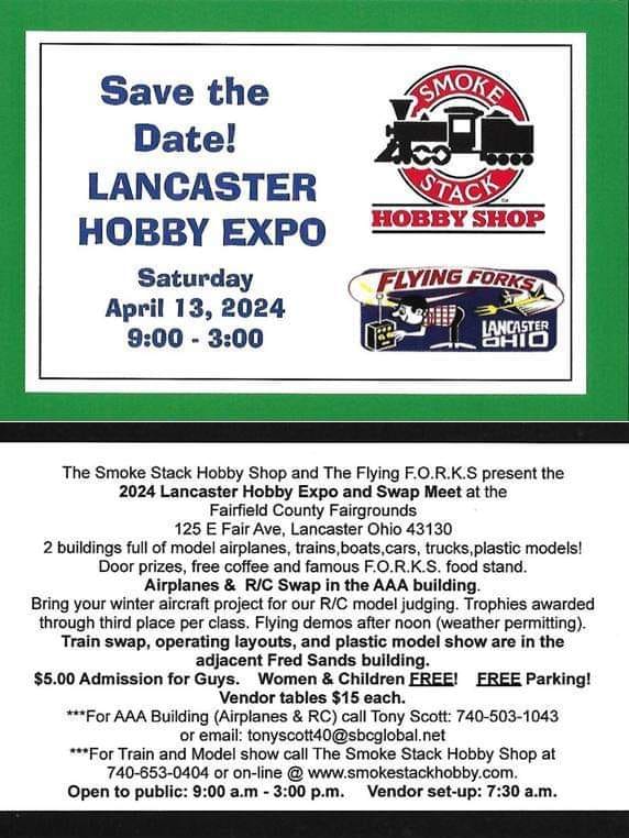 Lancaster Hobby Expo Flier